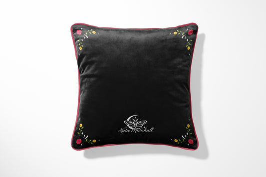 Cats Black Cushion Cover