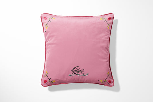 Cats Blush Pink Cushion Cover