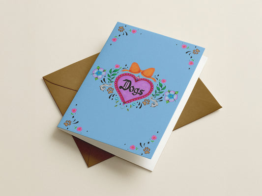 Dogs Heart Greeting Card