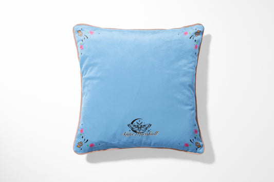 Dogs Sky Blue Cushion Cover