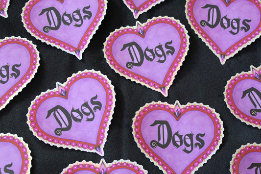 Dogs Holographic Vinyl Sticker