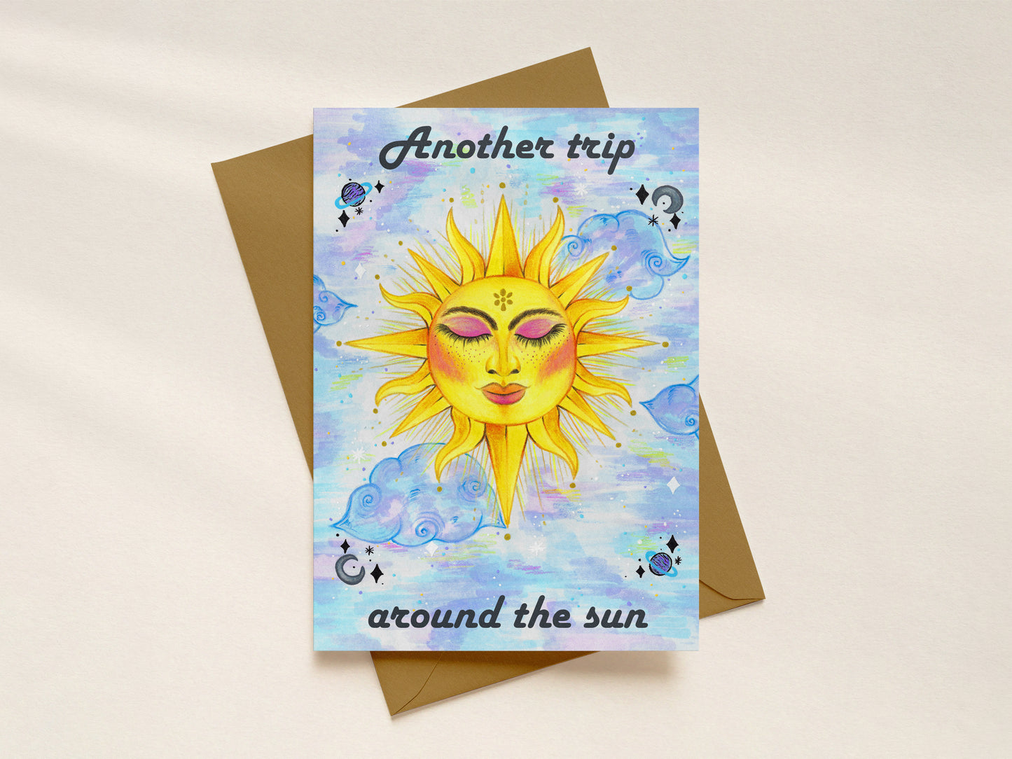 Another Trip Around The Sun Greeting Card