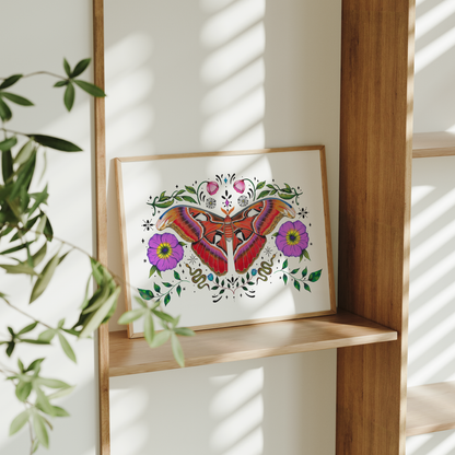 Atlas Moth Print