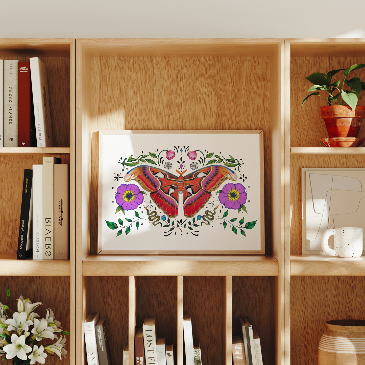 Atlas Moth Print