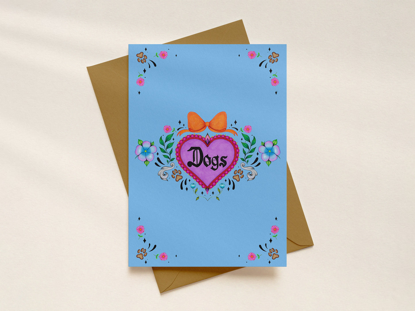 Dogs Heart Greeting Card