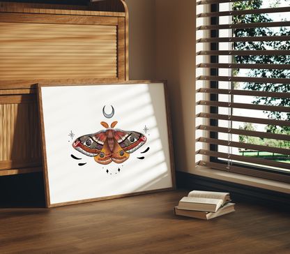 Emperor Moth Print