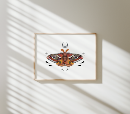 Emperor Moth Print