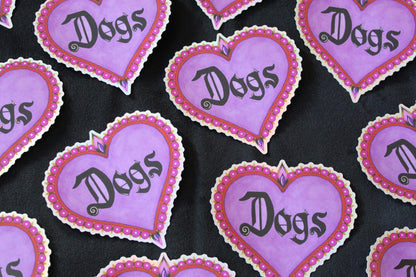 Dogs Holographic Vinyl Sticker