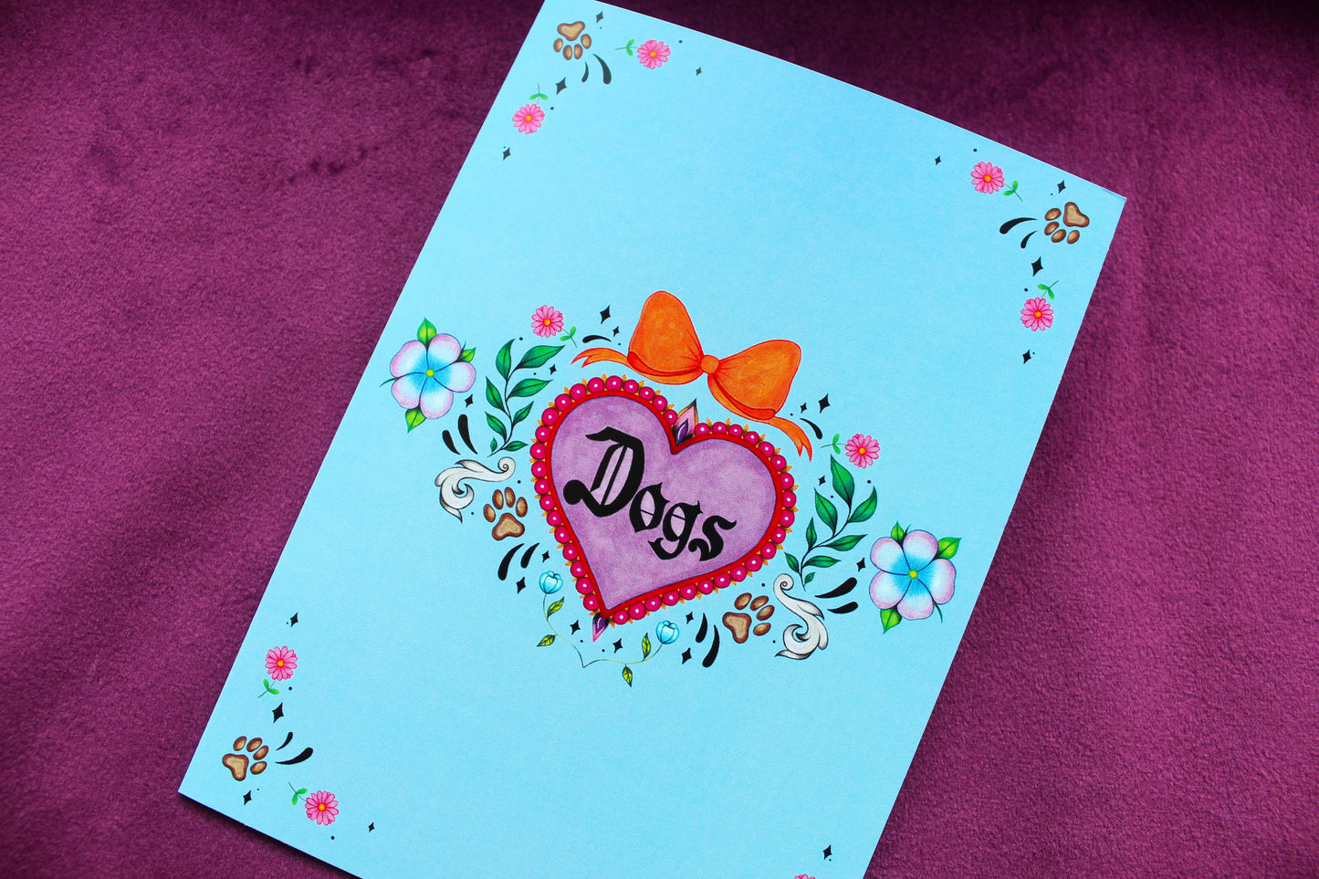Dogs Heart Greeting Card