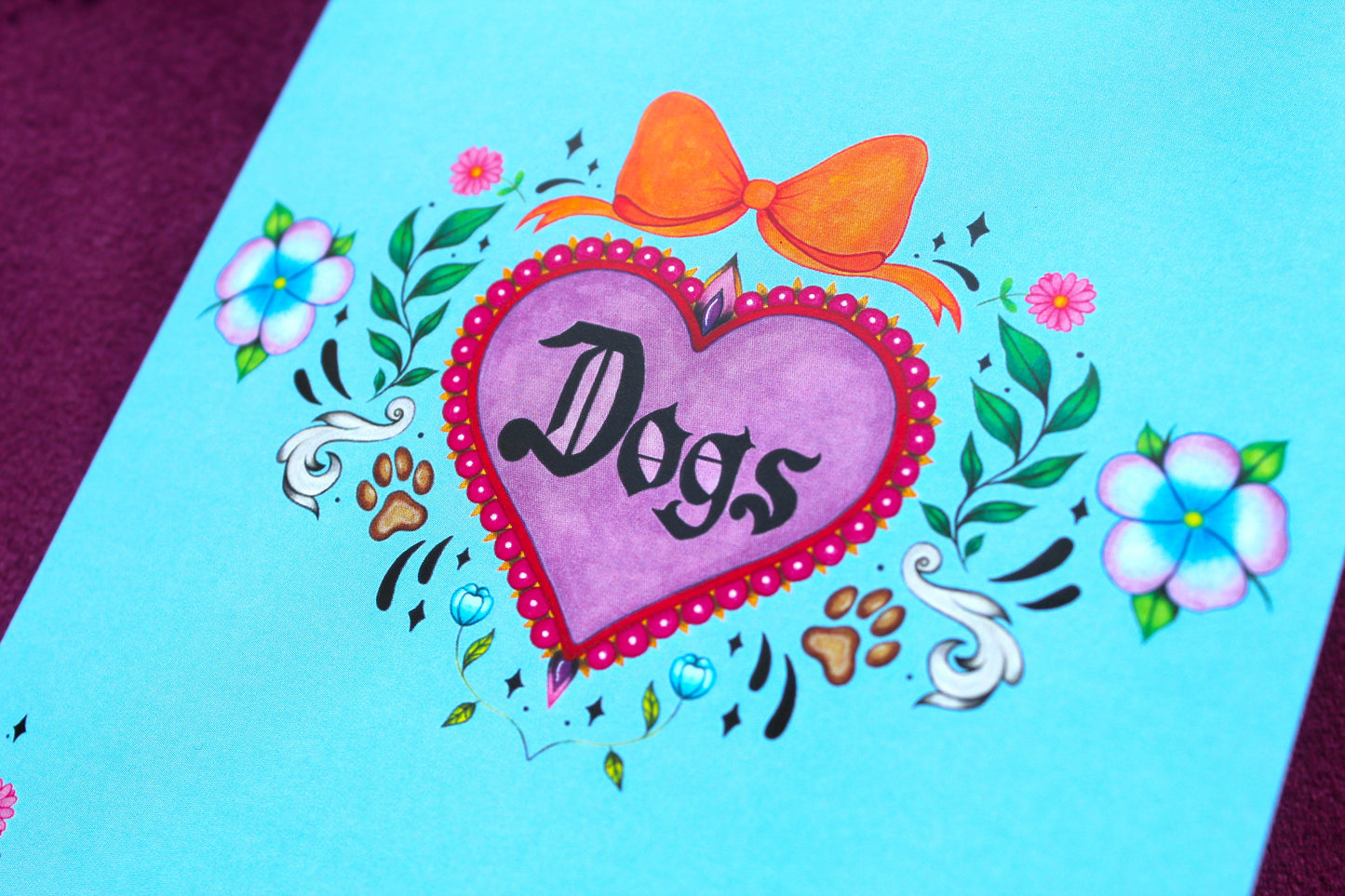 Dogs Heart Greeting Card