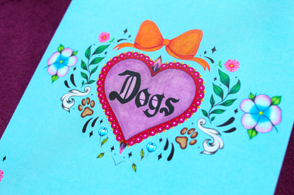 Dogs Heart Greeting Card