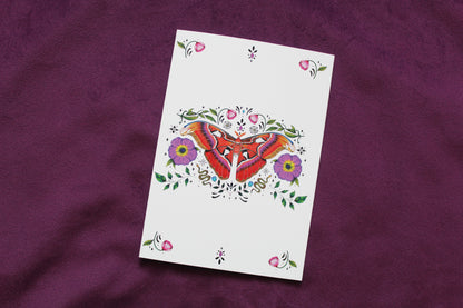 Atlas Moth Greeting Card