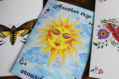 Another Trip Around The Sun Greeting Card