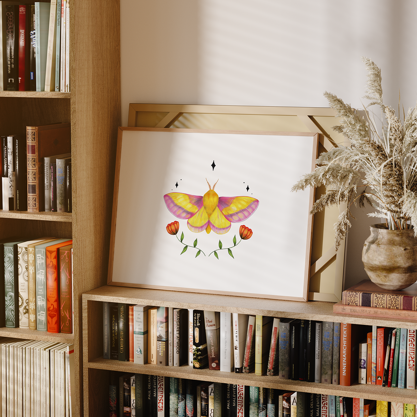 Rosy Maple Moth Print
