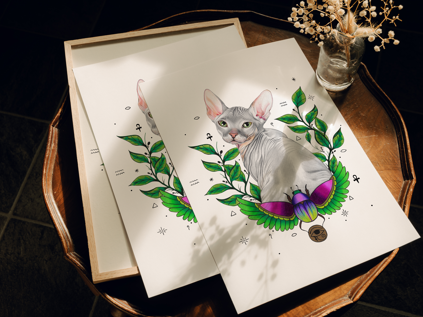 Sphynx Print