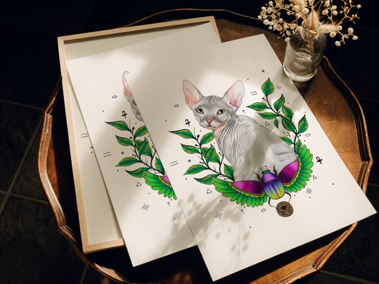 Sphynx Print