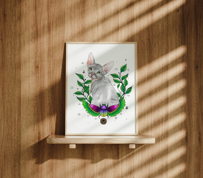 Sphynx Print