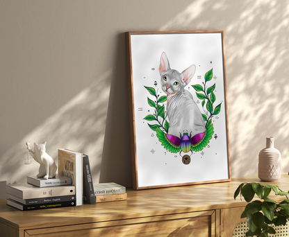 Sphynx Print